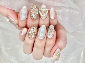 ラビィ 新宿店(Raviy)/ベージュネイル