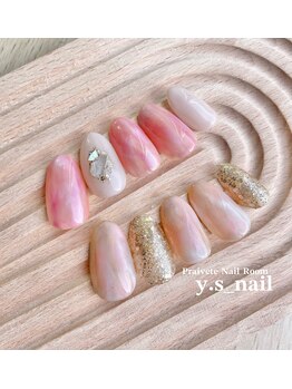 ワイズネイル(y.s nail)/春ニュアンスネイル
