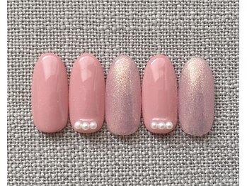 シンプル定額ネイル4800円☆