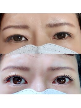 ヴィーナス 船橋駅前店(VENUS)/まつげパーマビフォーアフター