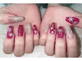 クリスマスネイル