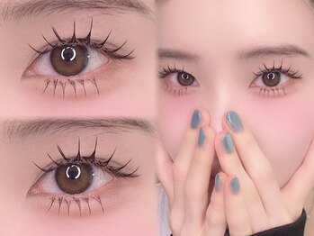 【KKS Beauty 天王寺店】LED/まつげパーマ/バインドロック【4/1OPEN（予定）】の写真/均等&絶妙な束感で目元を美しく魅せる黄金比デザインに!!【バインドロックorダブルフラットラッシュ】