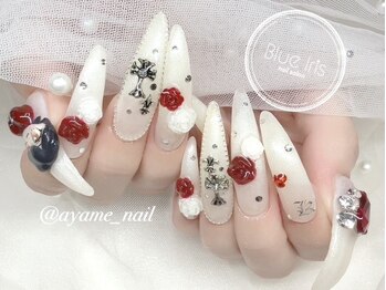 Nail salon Blue iris【ブルーアイリス】長さだし/持ち込み/フィルイン/ワンホン/フィルイン/持ち込み/長さだし