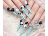 【チップ長さだし】持ち込みデザイン★180分やり放題　￥13000