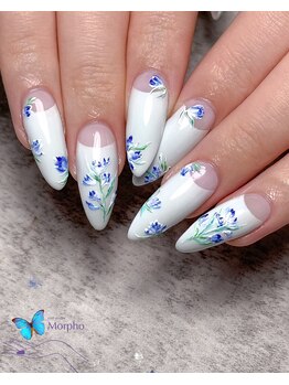 モルフォ 千駄ヶ谷(Morpho)/手描きフラワーアート