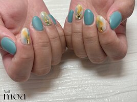 マット　夏ネイル　持ち込み