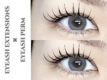 [まつげパーマ×LEDマツエク]でよりパッチリとした瞳に♪#エクパ