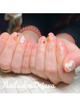 デジャヴ(Dejavu)/馬とりぼんネイル