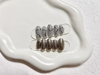 ビーネイル 名古屋志賀本通(B.nail)/ニュアンス定額art/フィルイン