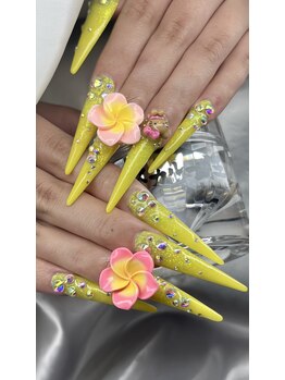 クロスネイル 渋谷店(CROSS nail)/夏らしいギャルネイル