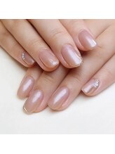 ピオニーネイル(peony nail)/ミラーライン＆パール