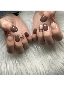 チェックネイル