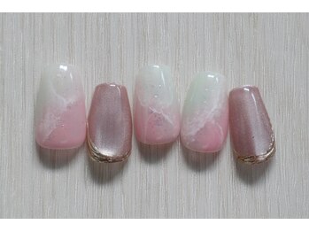 ココネイル/マーブルネイル