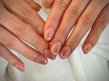 ヌル ネイル 堀江(NURU NAIL HORIE)/チーク×マグネットニュアンス☆