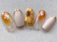 ネイルアトリエルカ(nail atelier LUCA)の写真/ガラスフレンチネイルやミラーリボンネイルが人気のブライダルネイルもデザインの種類を豊富にご用意♪