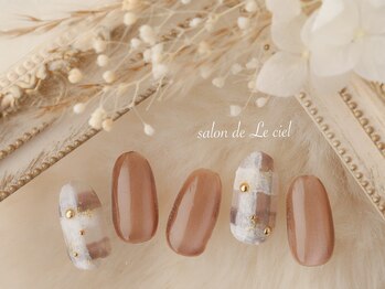 サロン ドゥ ル シエル(salon de Le ciel)/チェック*マグネットnail