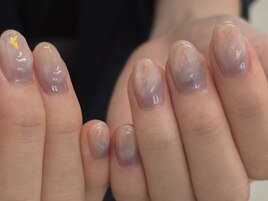 夕焼けネイル