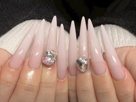 長さ出しロングジェルチップ