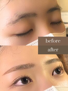 まつげエクステ アンド スクール アンド エステ プティーティドゥール(Putih Tidur)の写真/《人気の美眉スタイリング》印象の80%を決める眉毛☆アイブロウが変わるだけで一気に垢抜け&お悩みも解決♪