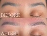 気になる眉毛の毛量を均一にして垢抜け眉に♪アイブロウWAX＋間引き