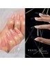 【最新型Gel-Xチップ型スカルプ 】ワンカラー/ラメグラ　￥10000