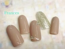 フランセス(Frances)/シンプルストーンネイル