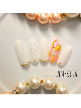 ネイルサロン アンリタ(nail salon AneRita)/クラッシュシェルネイル☆
