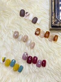 秋ネイルもベリールで♪