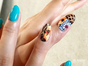 ハイ ネイルズ(Hi Nails!)/このデザインで5500yen!