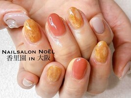 べっこう×アプリコットカラー