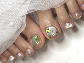 ランド ネイル 博多(LAND)/うるうるマグ×ホロネイル♪