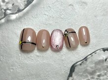 《パラジェル・フィルイン・マグネット》Nail Salon Raize都島駅前店【Hawaii館】/12月マンスリーデザイン【6000】