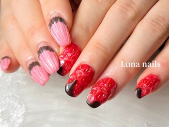 ルナネイルズ(Luna nails)の写真/【指先からきらめく華やかネイル♪】特別なイベントや春ネイルをもっと可愛く、ときめく指先に＊