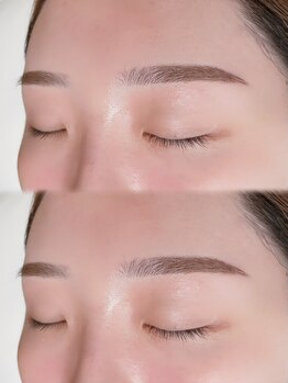 リノ(Lino)の写真/《まつ毛・アイブロウ同時施術OK★》眉を整え一気に垢抜け♪お顔のトータルケアは当店にお任せください◎
