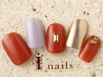 アイネイルズ 町田店(I nails)/シンプルテラコッタ7480円