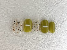 カラネイル 南森町店(calla nail)/ピスタチオ×ナッツ