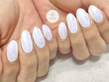ジーエスネイル(GS NAIL)/ホワイトオーロラネイル