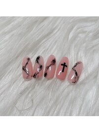 スモーク風ネイル