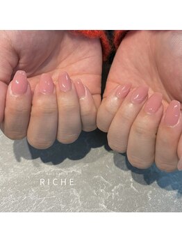 リッシュ(RICHE)/うるちゅる青みピンクネイル