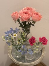 アムール 中目黒(amour)/季節のお花を飾っております　