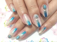 ネイルサロン 爪吉/すっきりとしたIラインネイル☆