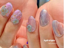 ネイルズミューコ(nail's MyuCo)/紫陽花ネイル