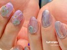 紫陽花ネイル