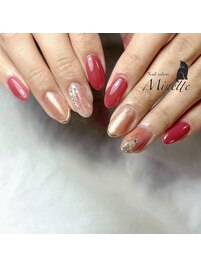 【定額】ピンクネイル