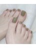 《FOOT》2色選べるワンカラー/ラメグラ¥4580
