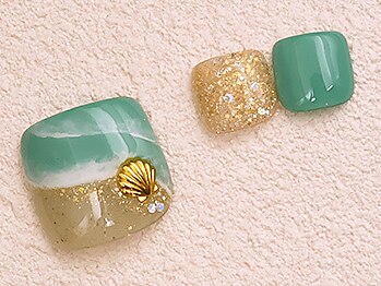 ワンラブネイルズ 新橋店(OneLoveNails)/デザインフットネイル 6490円
