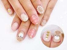 ネイルコレクション ピンク(Nail Collection Pink)/ジェル放題★くま&パール囲み