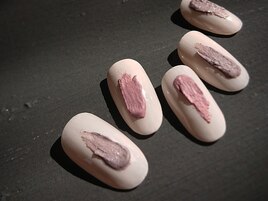 塗りかけlipnail