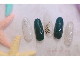 透け感ボタニカルネイル ¥7000