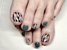 エーネイルルーム(A.Nail.room)/虎柄ネイル